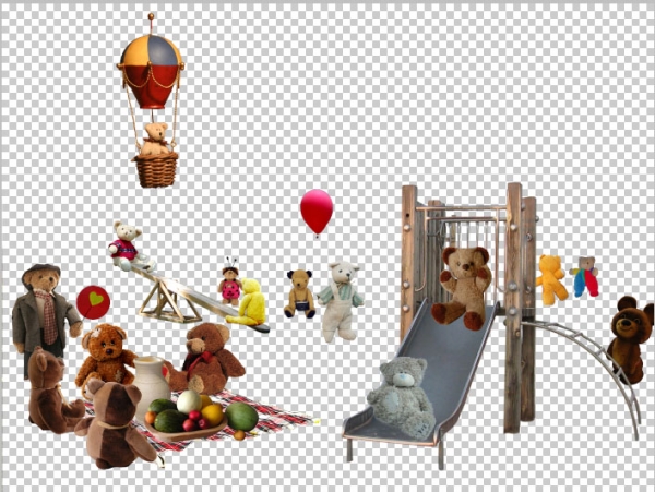 Creation of Teddy bear picnic: Step 2